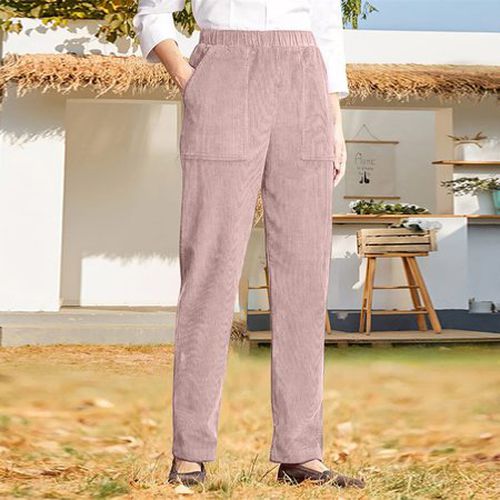 Plain Casual Loose Pants - Just Fashion Now - Modalova