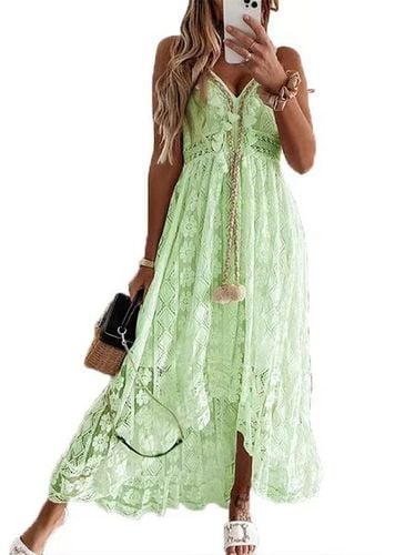 Loose Tassel Casual Lace Dress With No - Modetalente - Modalova