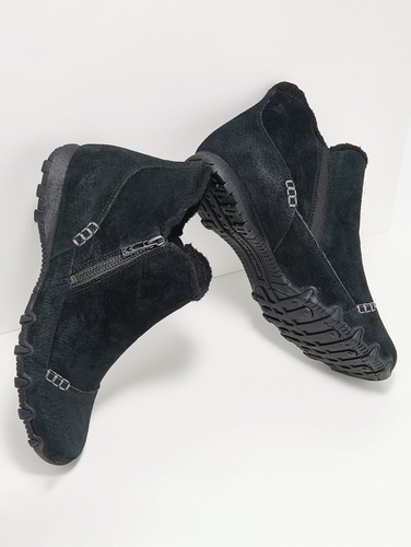 Casual Faux Fur Cotton-Padded Boots - Just Fashion Now - Modalova