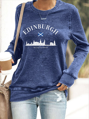 Scottish travel round neck sweatshirt - Just Fashion Now - Modalova