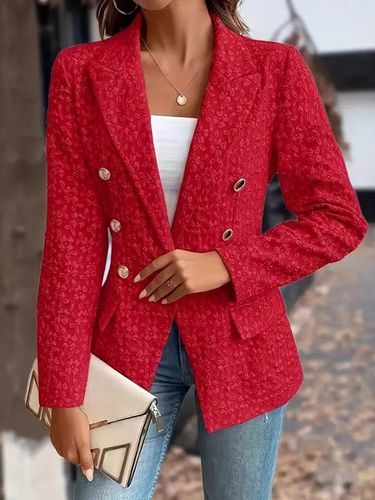 Floral Casual Regular Fit Blazer - Just Fashion Now - Modalova