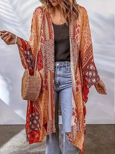 Boho Wrap Kimono - Just Fashion Now - Modalova