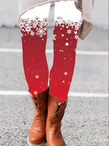 Christmas Casual Leggings - Just Fashion Now - Modalova