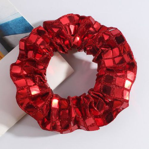 Christmas Snowflake Plaid Large Hair Tie Christmas Hair Rope Elastic - Just Fashion Now - Modalova