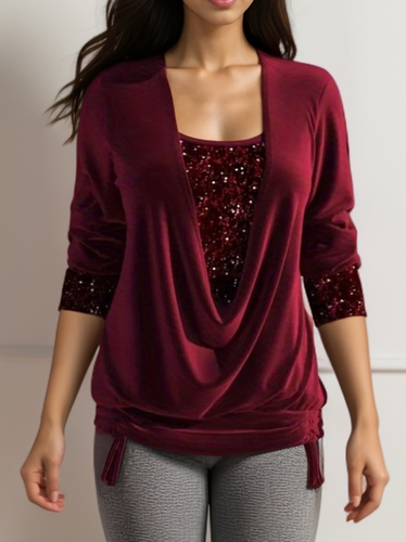 Loose Casual Blouse - Just Fashion Now - Modalova