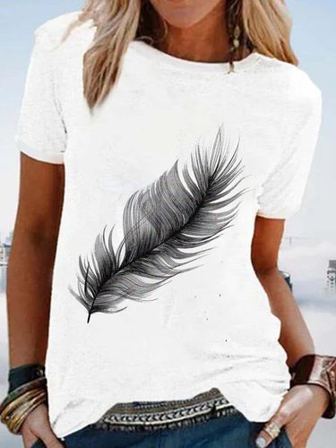 Short Sleeve Casual T-shirt - Modetalente - Modalova