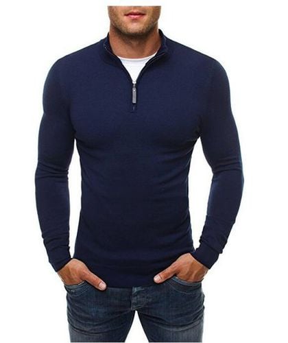 Long Sleeve Henley Casual Polo shirt - Zolucky - Modalova