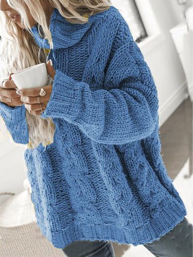 Long Sleeve Turtleneck Sweater - Modetalente - Modalova