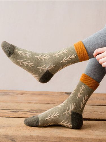 Christmas Warm Wool Blend Socks - Just Fashion Now UK - Modalova