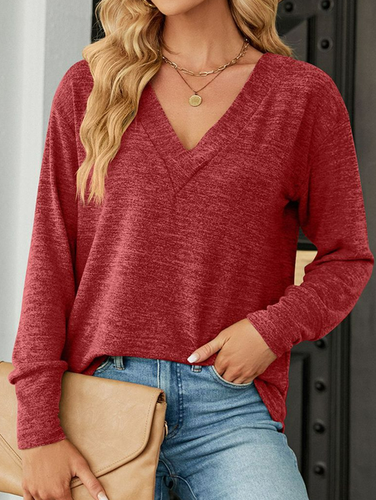 Loose Casual Sweatshirt With No - Just Fashion Now - Modalova