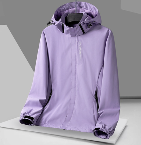 Plain Waterproof Windproof Long Sleeve Casual Hoodie Trench Coat - Modetalente - Modalova