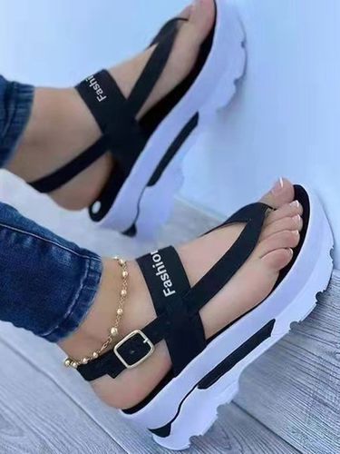 Soft Platform Thong Sandals - Just Fashion Now UK - Modalova