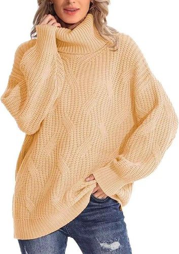 Casual Turtleneck Regular Fit Wool/Knitting Sweater - Just Fashion Now - Modalova