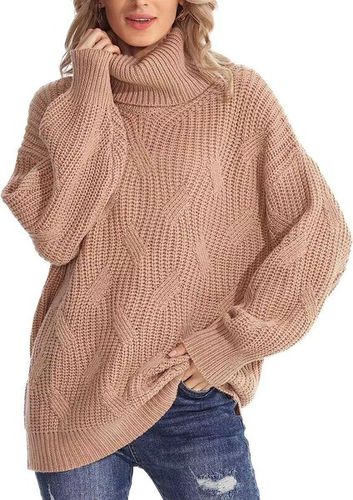 Casual Turtleneck Regular Fit Wool/Knitting Sweater - Just Fashion Now - Modalova