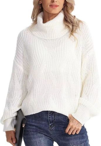 Casual Turtleneck Regular Fit Wool/Knitting Sweater - Just Fashion Now - Modalova