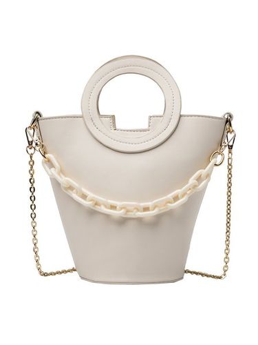 Fashion Ring Handbag Chain Crossbody Bucket Bag - Just Fashion Now - Modalova