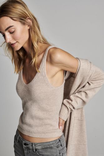 Organic cashmere V-neck top - REPEAT cashmere - Modalova