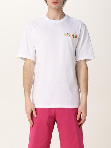 Cotton t-shirt with logo - Moschino Couture - Modalova