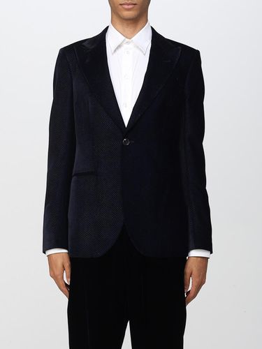 Blazer Men color Blue - Emporio Armani - Modalova