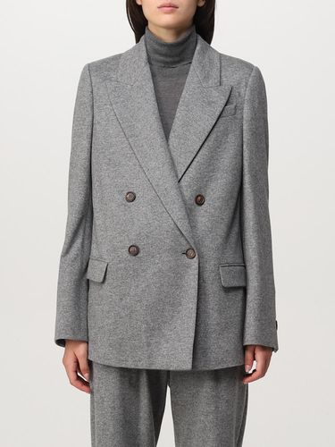 Double-breasted cashmere blazer - Brunello Cucinelli - Modalova