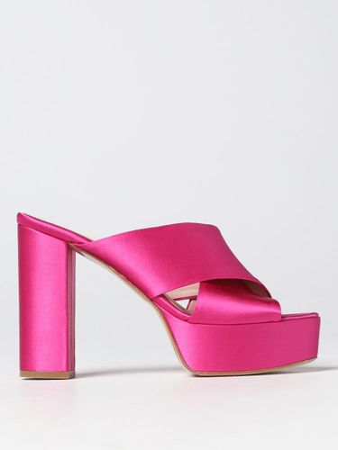 Heeled Sandals Woman color Fuchsia - Anna F. - Modalova