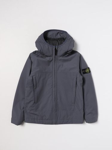 Jacket Kids color Grey - Stone Island Junior - Modalova