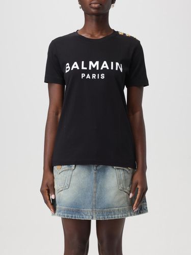 T-Shirt BALMAIN Woman color Black - Balmain - Modalova