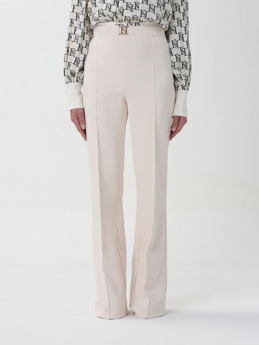 Pants Woman color White - Elisabetta Franchi - Modalova