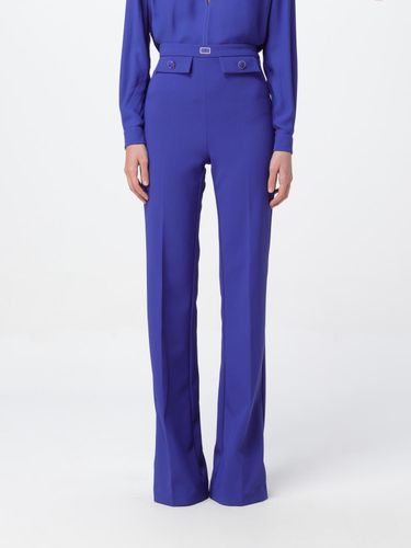Pants Woman color Indigo - Elisabetta Franchi - Modalova