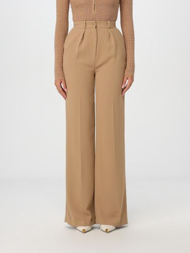 Pants Woman color Camel - Elisabetta Franchi - Modalova