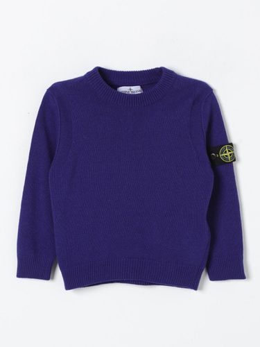 Sweater Kids color Royal Blue - Stone Island Junior - Modalova