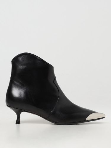 Flat Ankle Boots Woman color Black - Anna F. - Modalova