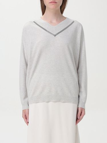 Sweater Woman color Pearl - Brunello Cucinelli - Modalova