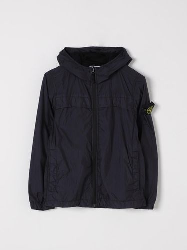 Jacket Kids color Navy - Stone Island Junior - Modalova