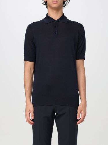 Polo Shirt Men color Navy - Brunello Cucinelli - Modalova