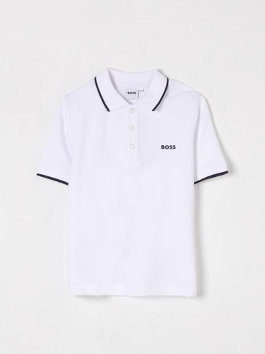 Polo Shirt BOSS Kids color White - Boss - Modalova