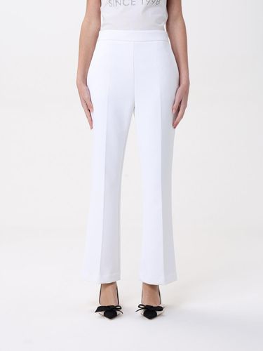 Pants Woman color Ivory - Elisabetta Franchi - Modalova