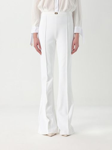 Pants Woman color White - Elisabetta Franchi - Modalova