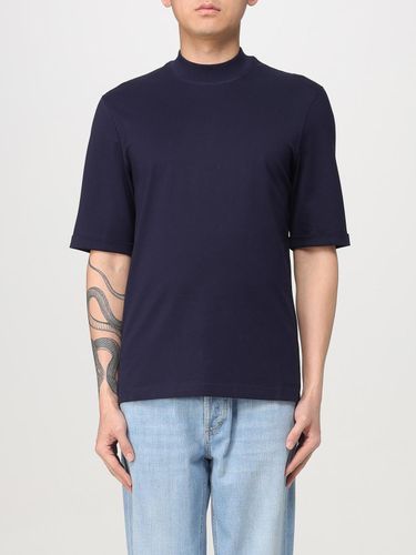 T-Shirt Men color Blue - Brunello Cucinelli - Modalova