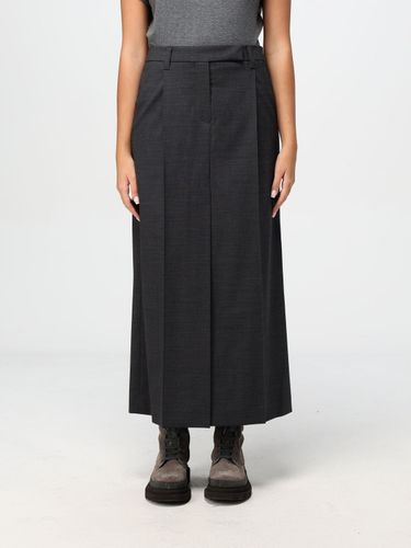 Skirt Woman color Charcoal - Brunello Cucinelli - Modalova