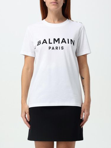 T-Shirt BALMAIN Woman color White - Balmain - Modalova