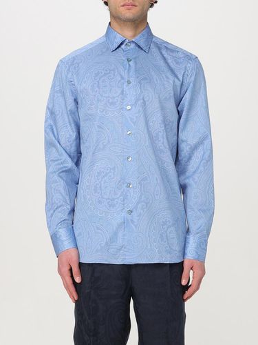 Shirt ETRO Men color Gnawed Blue - Etro - Modalova