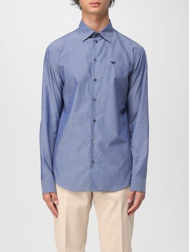 Shirt Men color Denim - Emporio Armani - Modalova
