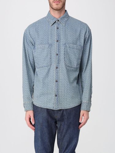 Shirt Men color Denim - Emporio Armani - Modalova