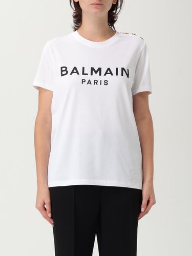 T-Shirt BALMAIN Woman color White - Balmain - Modalova