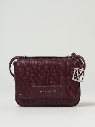Crossbody Bag Woman color Burgundy - Armani Exchange - Modalova