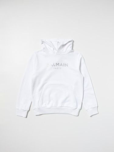 Balmain cotton sweatshirt with logo - Balmain - Modalova