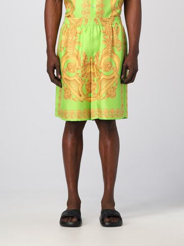 Versace shorts in silk - Versace - Modalova