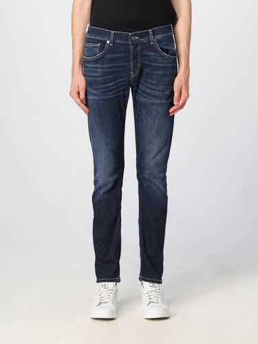 Tight jeans in used effect stretch denim - Dondup - Modalova