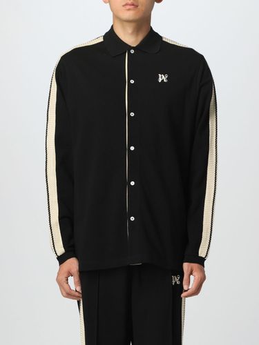 Shirt in cotton with monogram - Palm Angels - Modalova